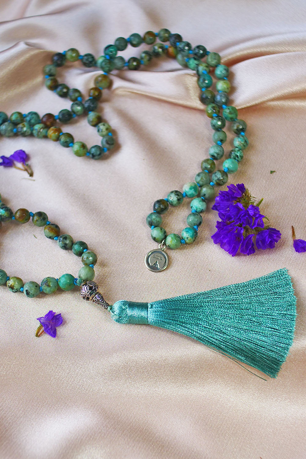Sivalya Self Expression and Protection Turquoise Mala