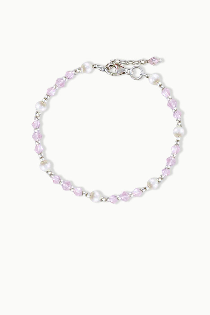 Sivalya Amour Pearls and Pink Crystals Bracelet