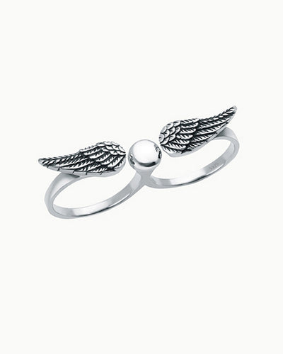 Wings Two Finger Ring