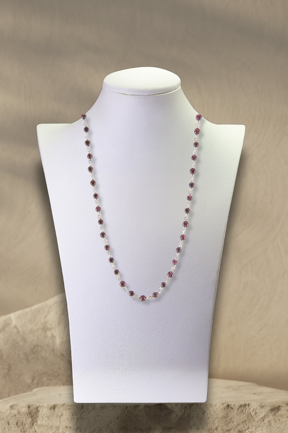 Sivalya Eternal Links Garnet Necklace