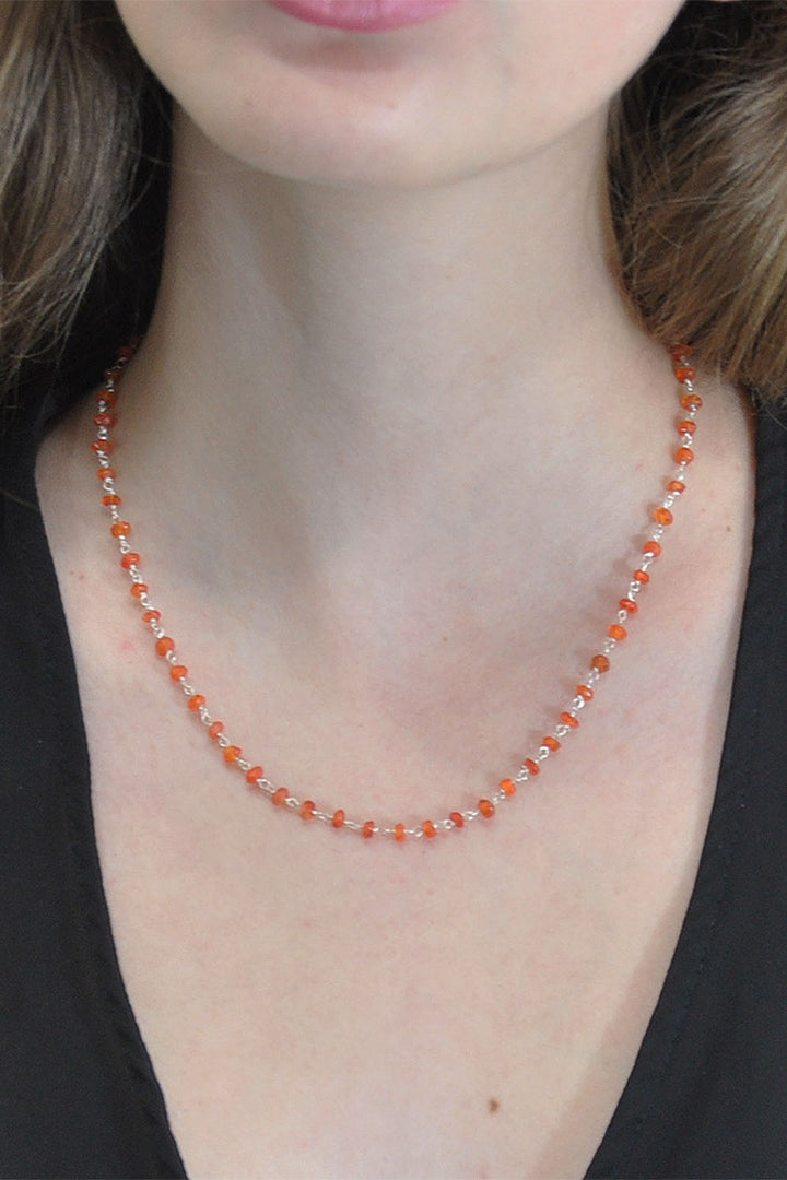 Sivalya Eternal Links Carnelian Necklace