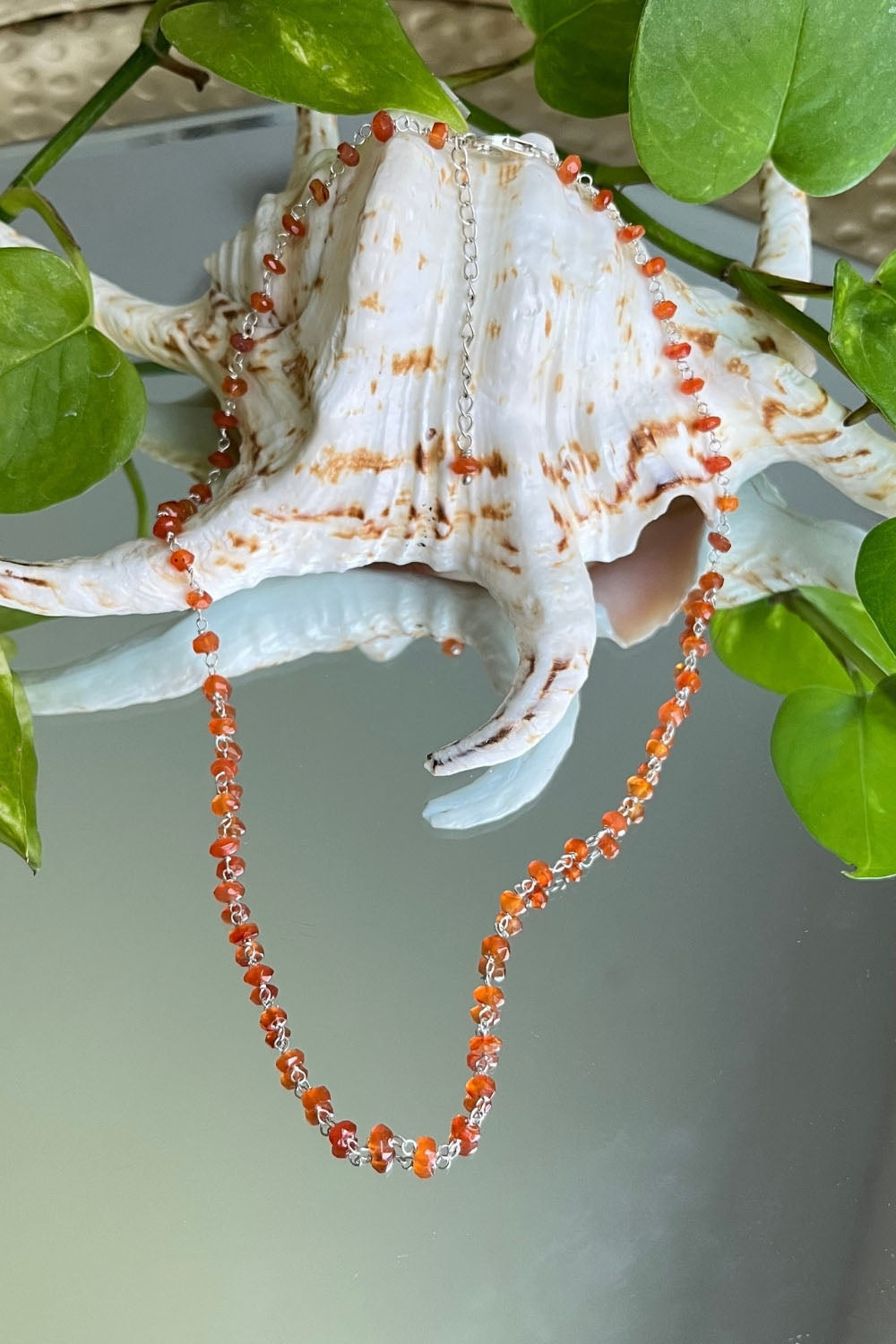 Sivalya Eternal Links Carnelian Necklace