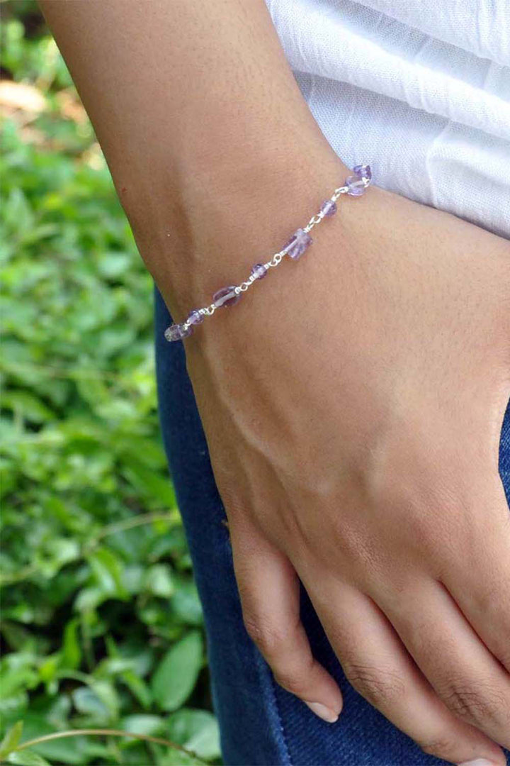 Sivalya Intuitive Amethyst Bracelet Sterling Silver