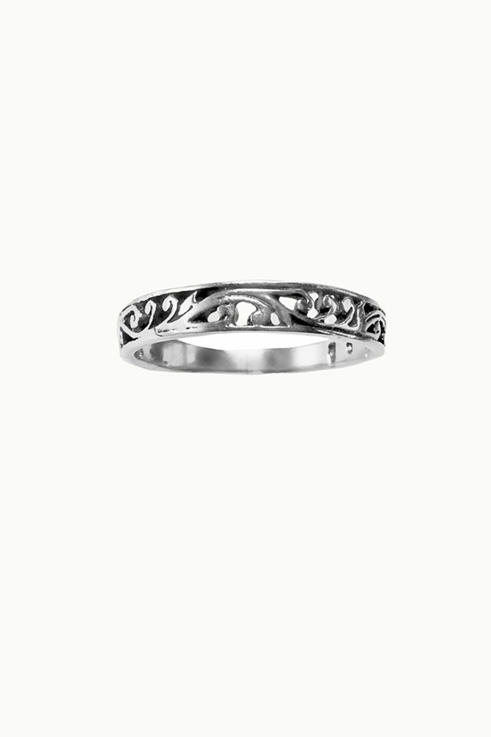 Sivalya Lily Band Ring Sterling Silver