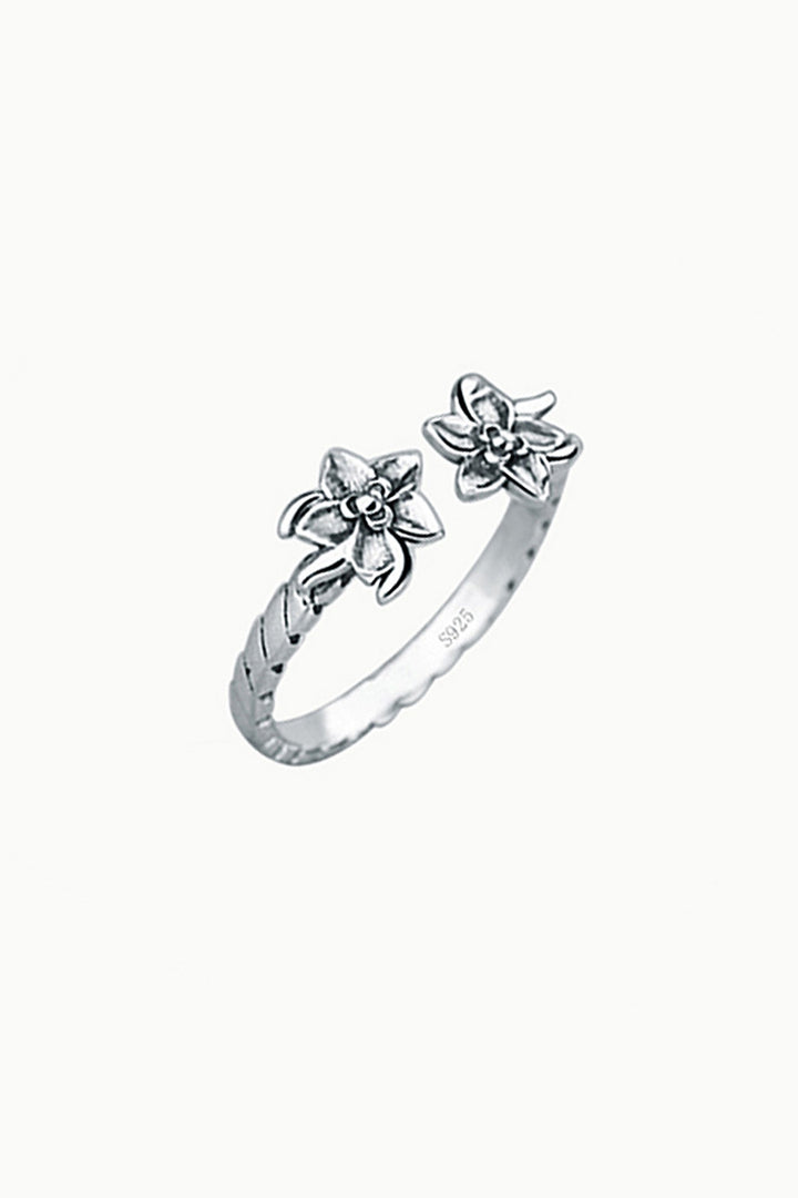 Sivalya Lotus Buds Ring Sterling Silver