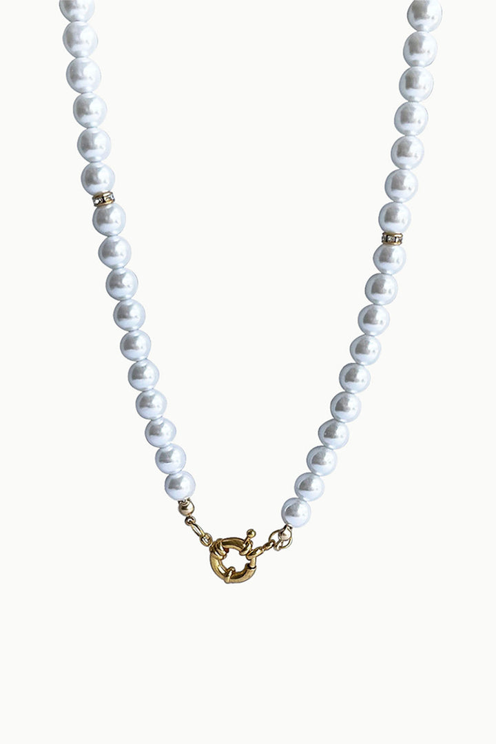 Sivalya White Pearl Necklace - Esme