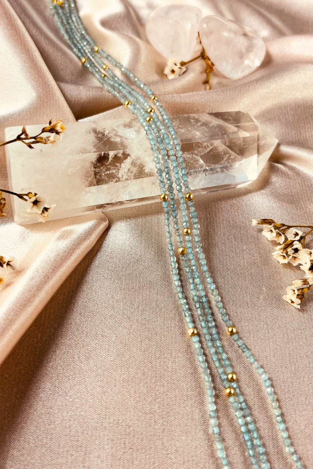 Sivalya Aquamarine Beads Necklace
