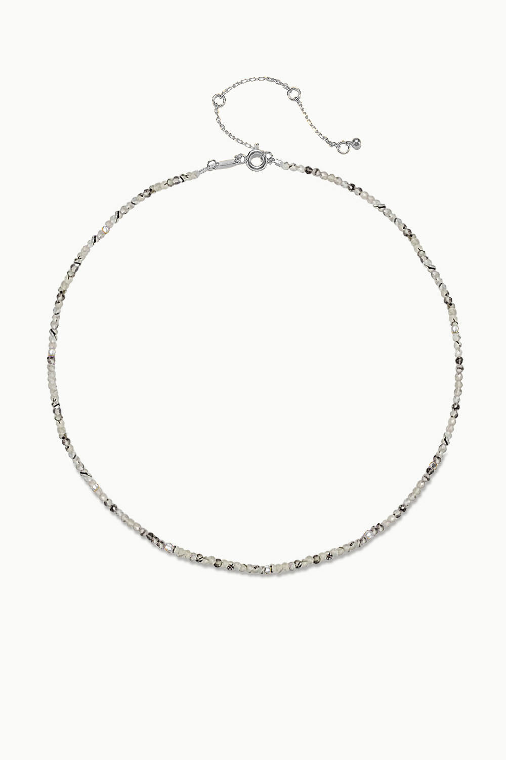 Sivalya Black Rutilated Quartz Beads Necklace