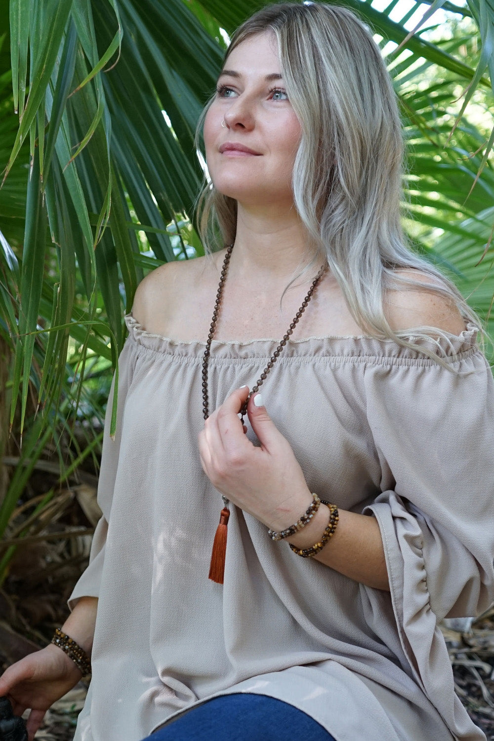 Sivalya Protect and Transmute Smoky Quartz Mala