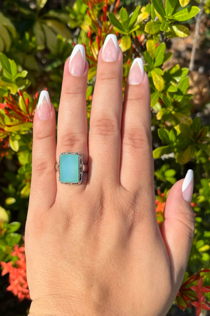 Sivalya Aqua Opal Statement Ring