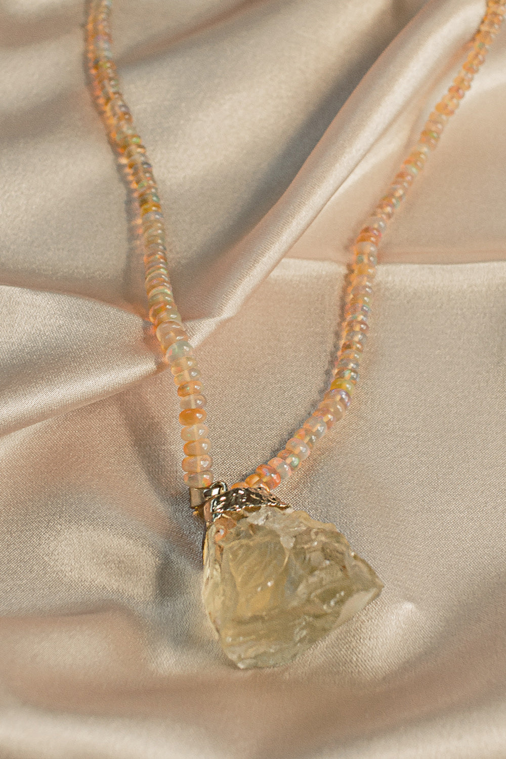 Sunshine Serenity Opal Necklace