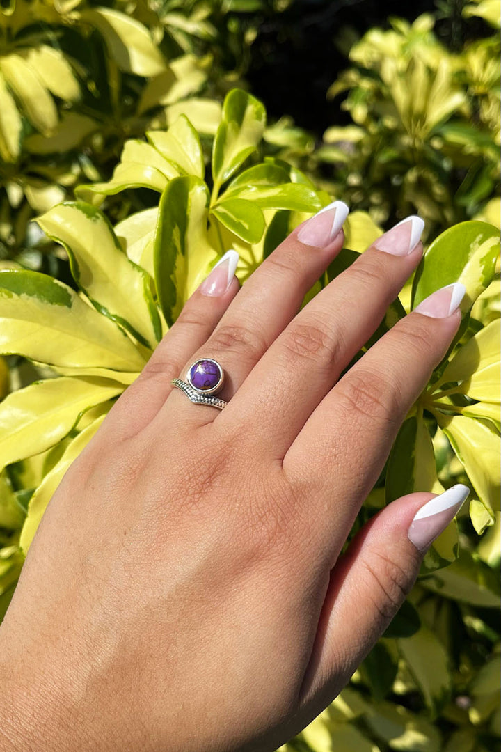 Sivalya Purple Turquoise Tiara Ring