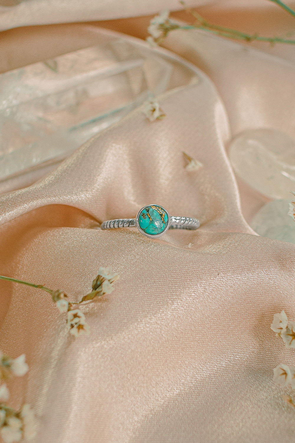 Sivalya Turquoise Solitaire Ring - Bijoux