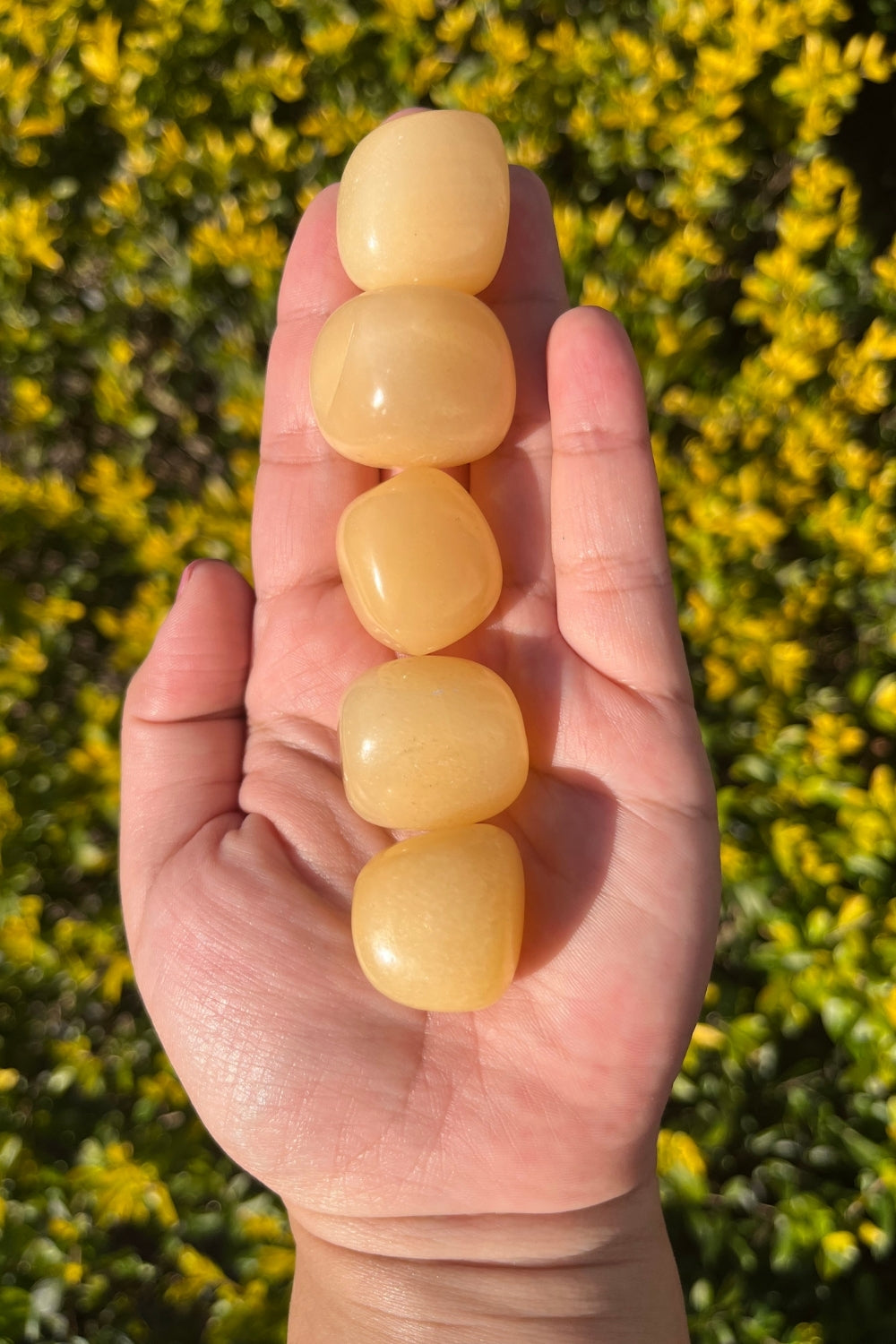 Yellow Jade Tumbles