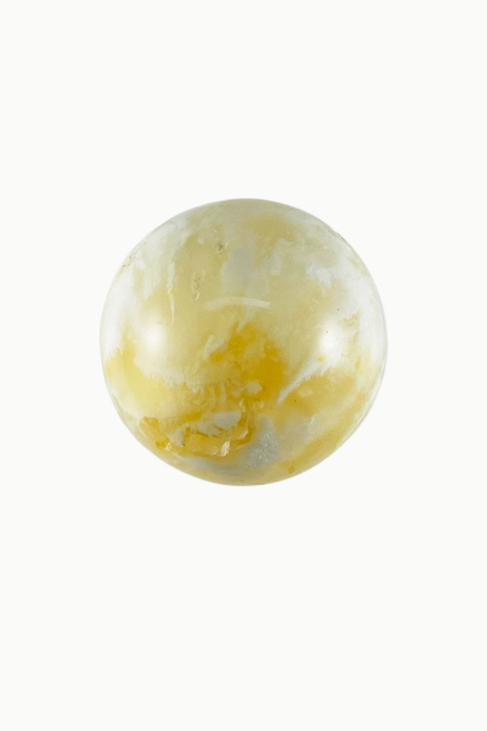 Yellow Stilbite Sphere #1