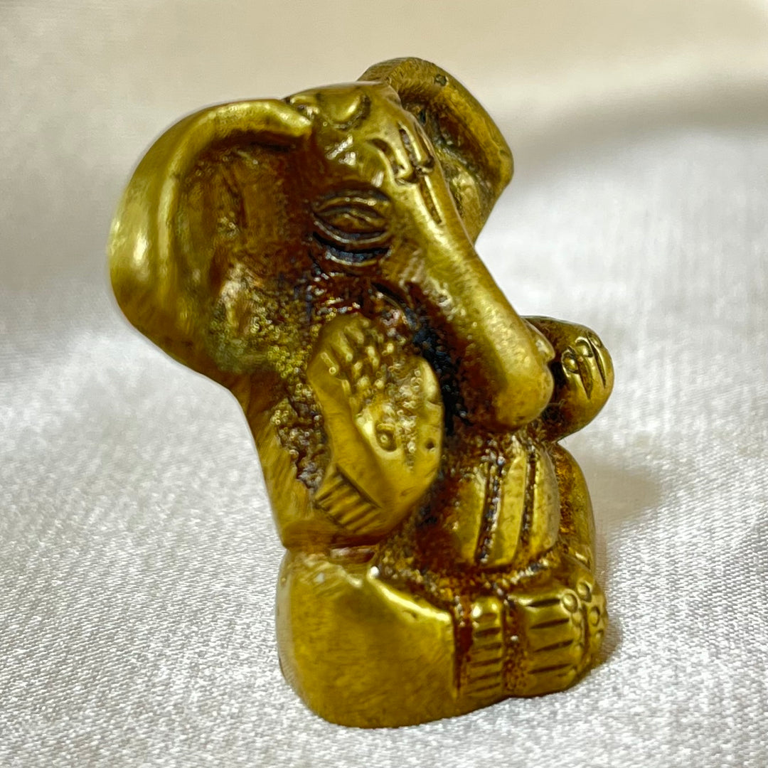 Sivalya Adorable Lord Ganesha Statue in Brass
