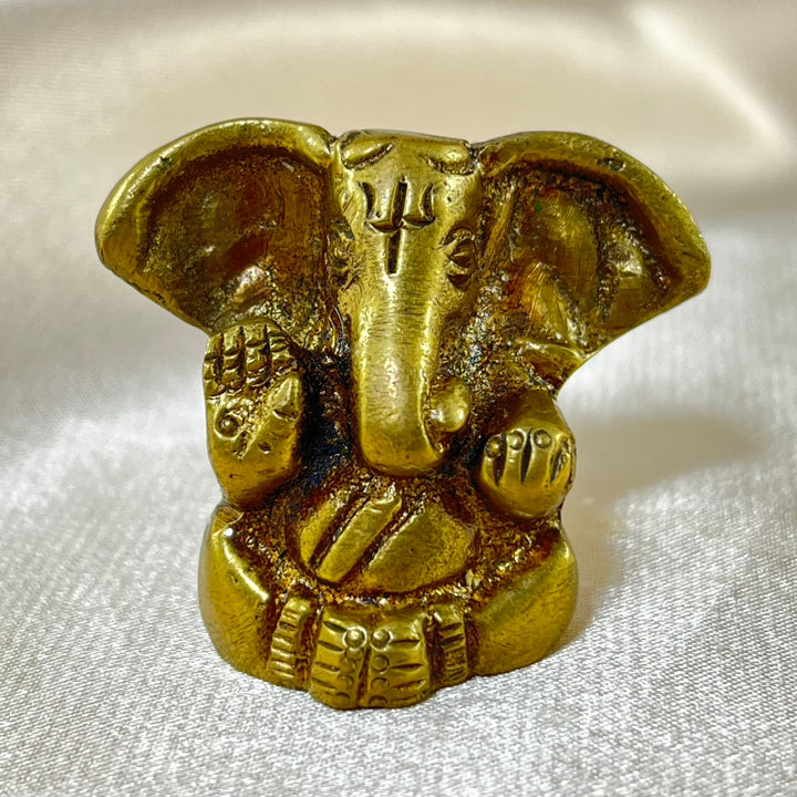 Sivalya Adorable Lord Ganesha Statue in Brass