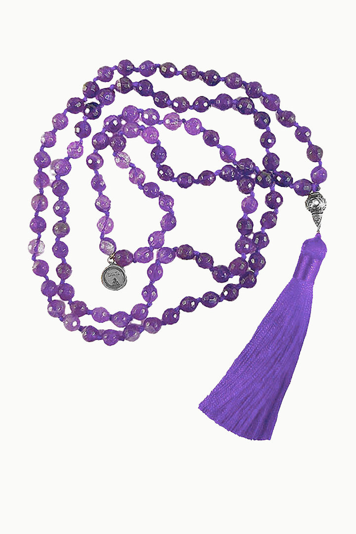 Sivalya Grounded in Peace Amethyst Mala