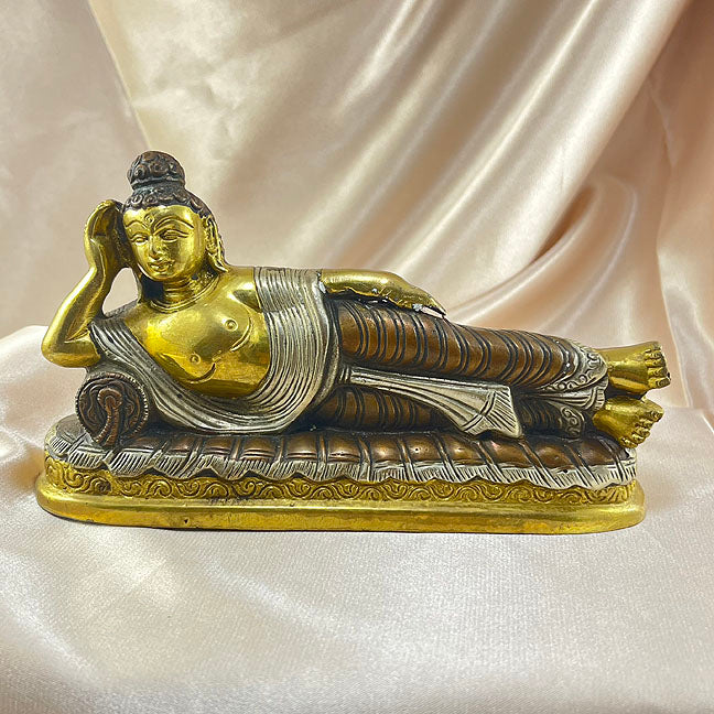 Sivalya Antique Nirvana Buddha | Reclining Buddha Statue Small