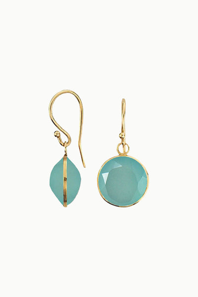 Gem Drop Earrings, Mist