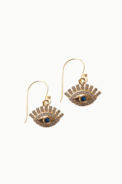 Evil Eye Charm Earrings