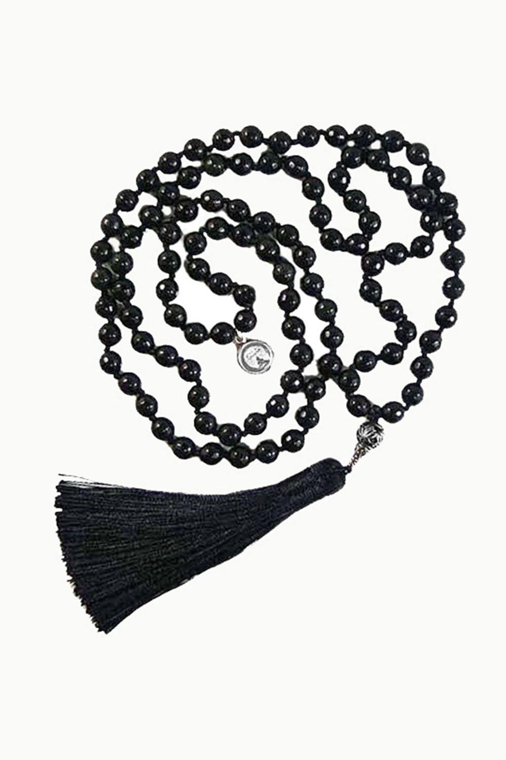 Thrive and Succeed Black Obsidian Mala