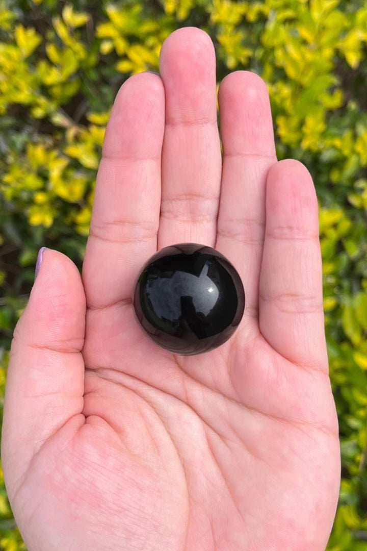 Black Obsidian Sphere #2