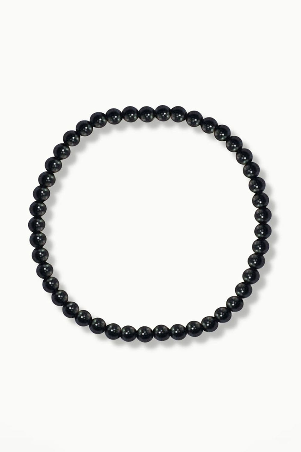Sivalya Black Tourmaline Gemstone Beaded Bracelet
