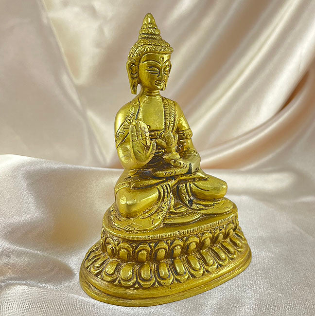 Sivalya Blessings Medicine Buddha Brass Statue 4.5 inches