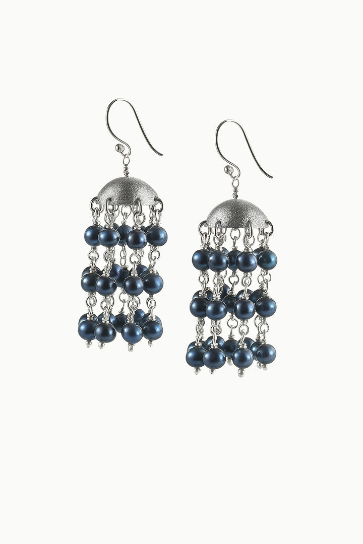 Cascades Pearl Jhumka Earrings