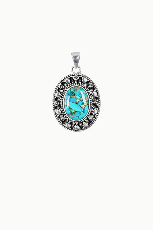Celeste Turquoise Statement Pendant