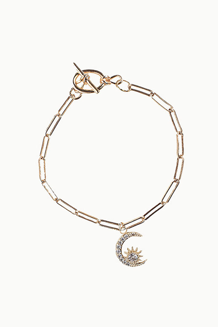 Sivalya Crescent Moon & Star Amulet Bracelet