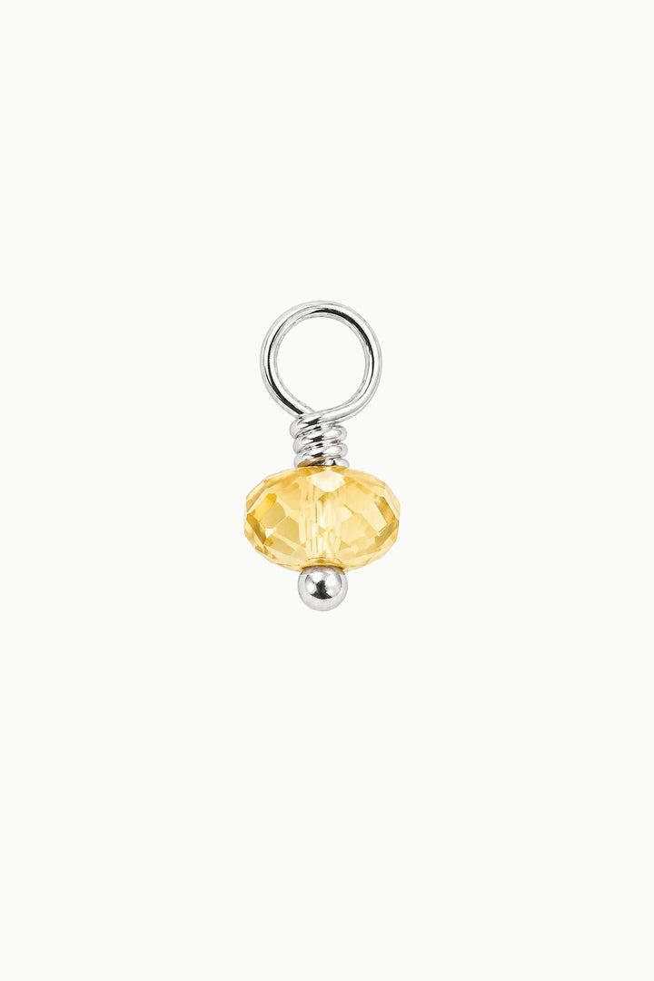 Citrine Gemstone Drop Charm