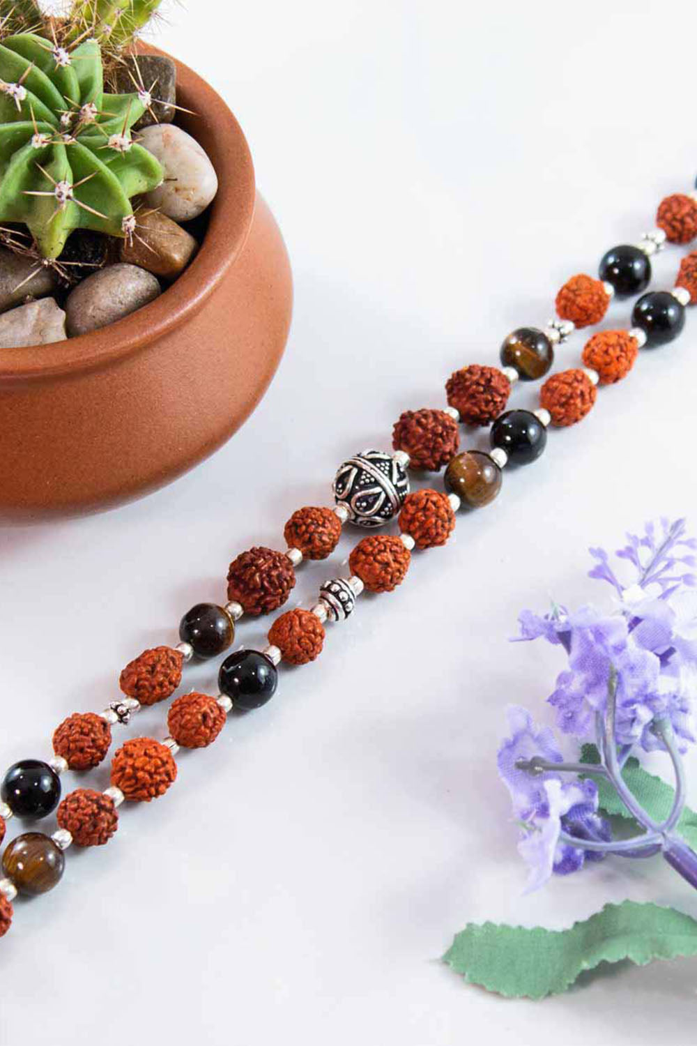 Sivalya Core Strength 108 Rudraksha Power Beads Mala
