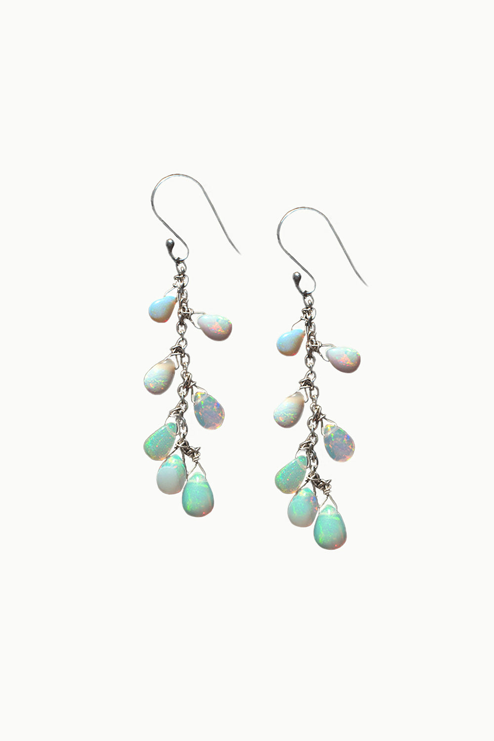 Sivalya Fire Opal Dangle Earrings - Brilliance