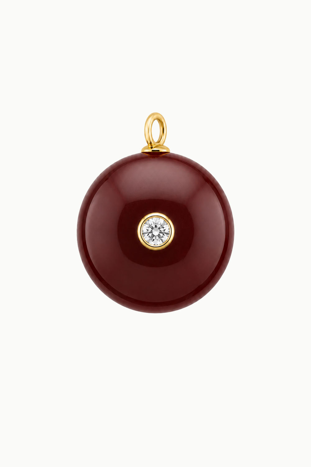 Garnet &amp; Zircon Gemstone Pendant