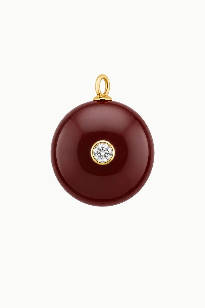 Garnet &amp; Zircon Gemstone Pendant