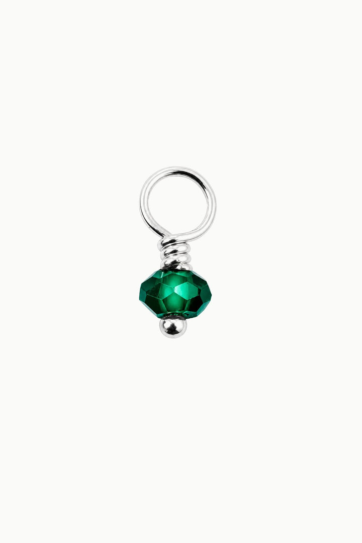 Green Onyx Gemstone Drop Charm
