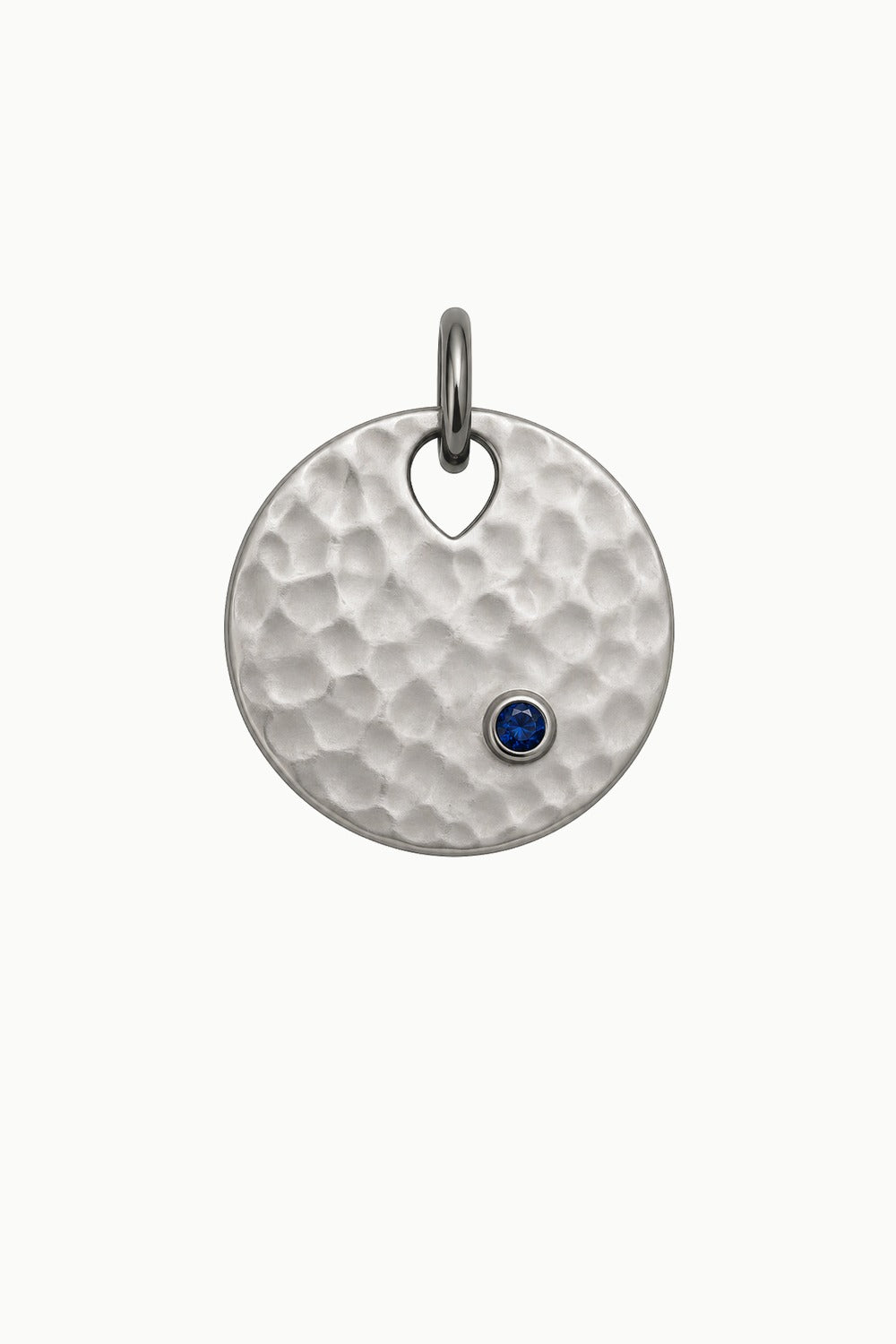 Hammered Disk Charm Amulet