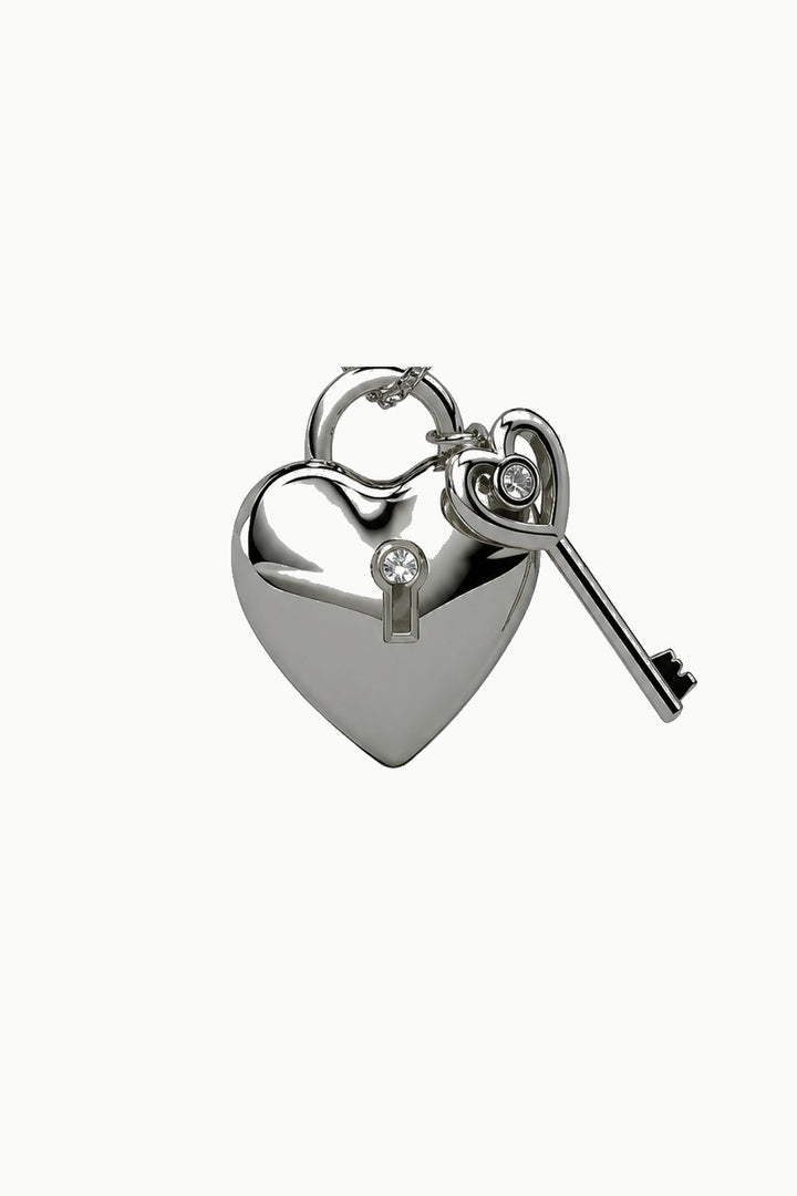 Love Lock &amp; Key Charm