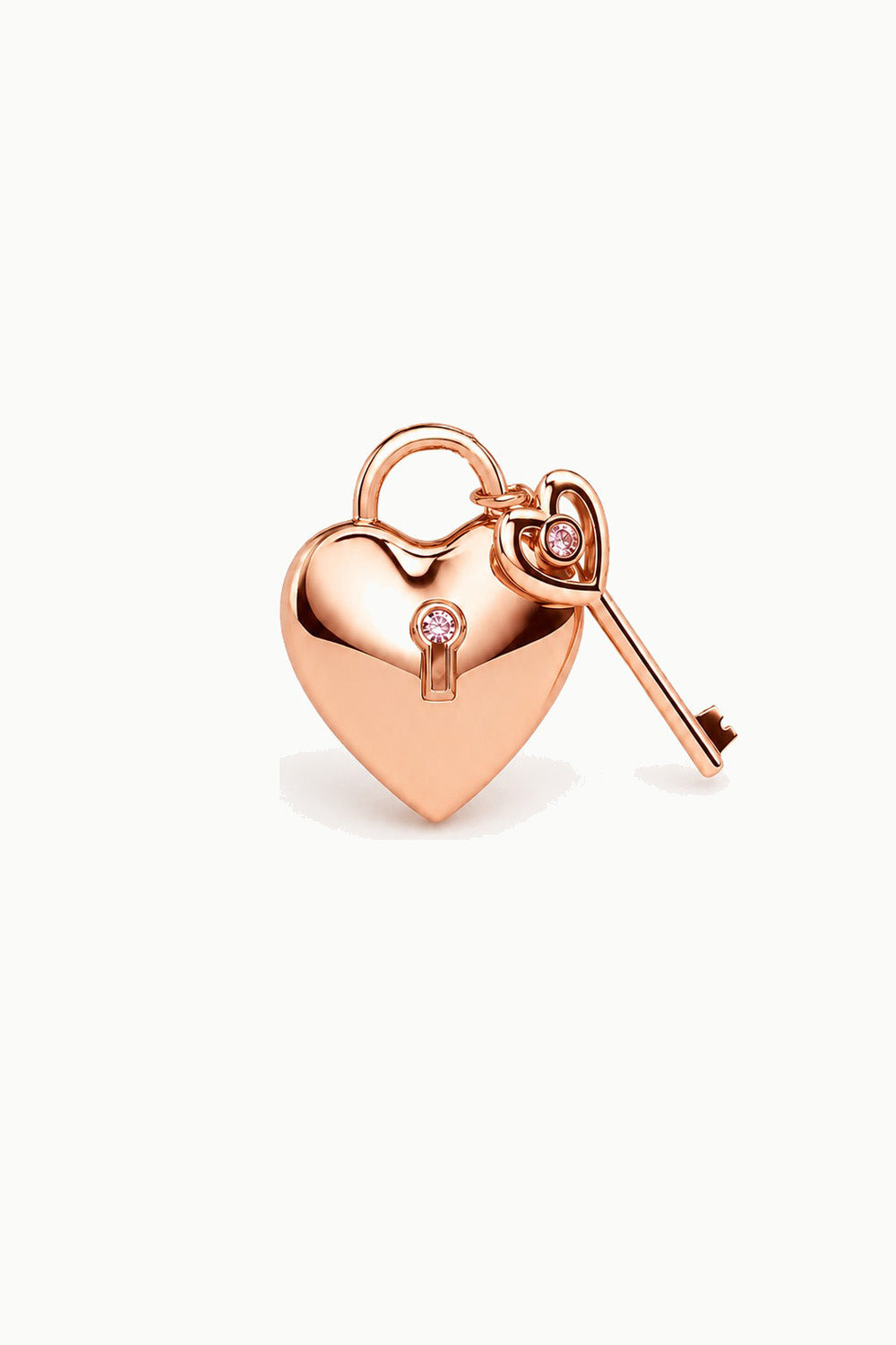 Love Lock &amp; Key Charm