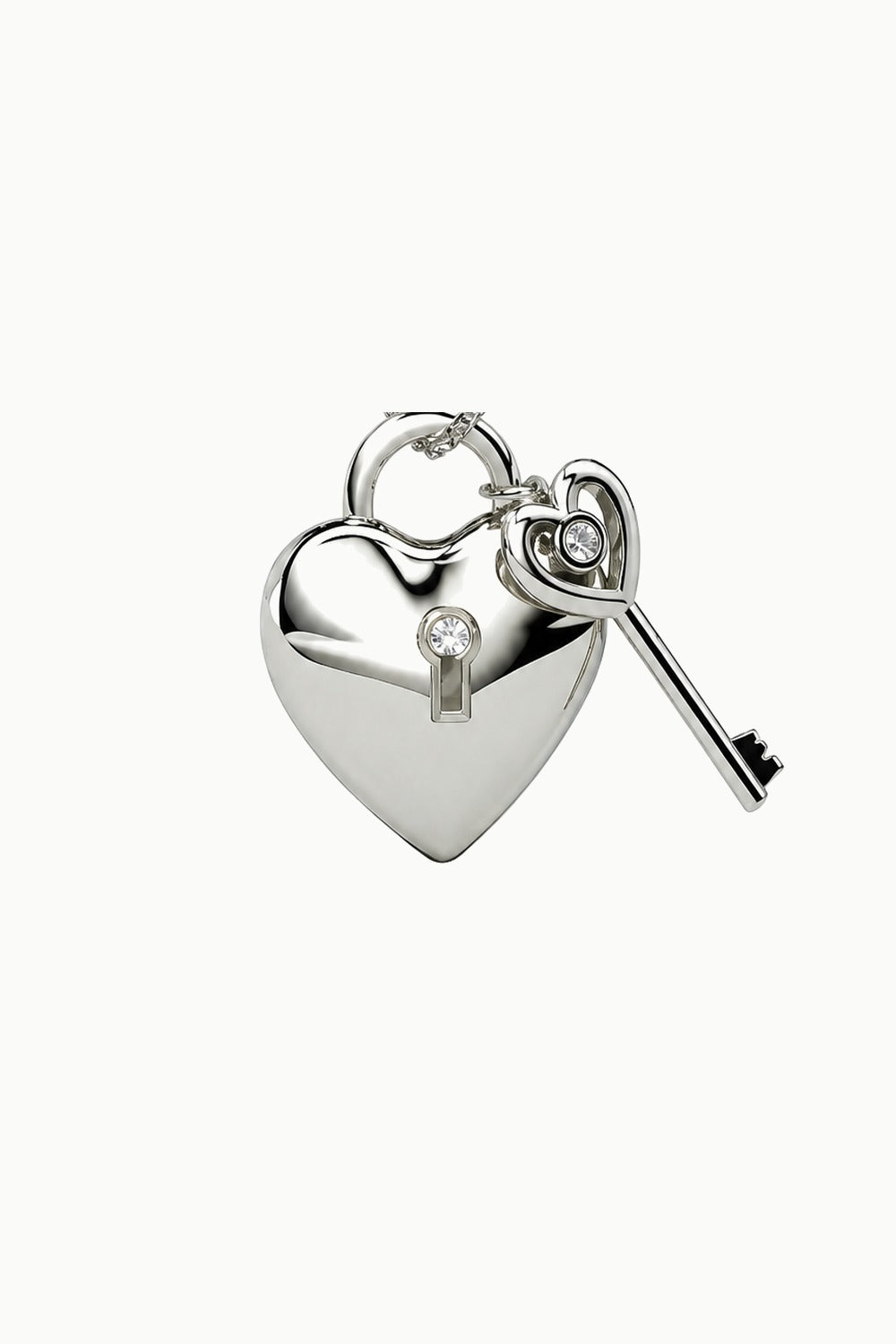 Love Lock &amp; Key Charm