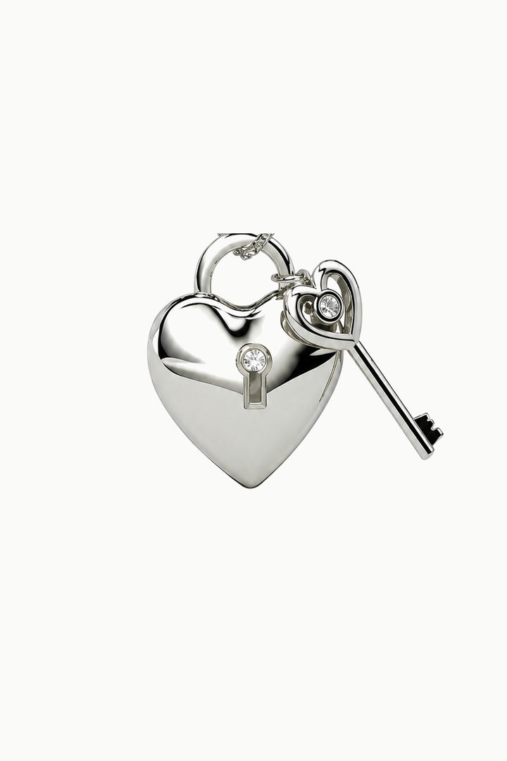 Love Lock &amp; Key Charm