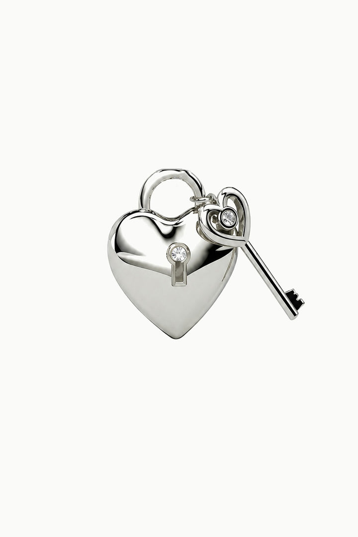 Love Lock &amp; Key Charm