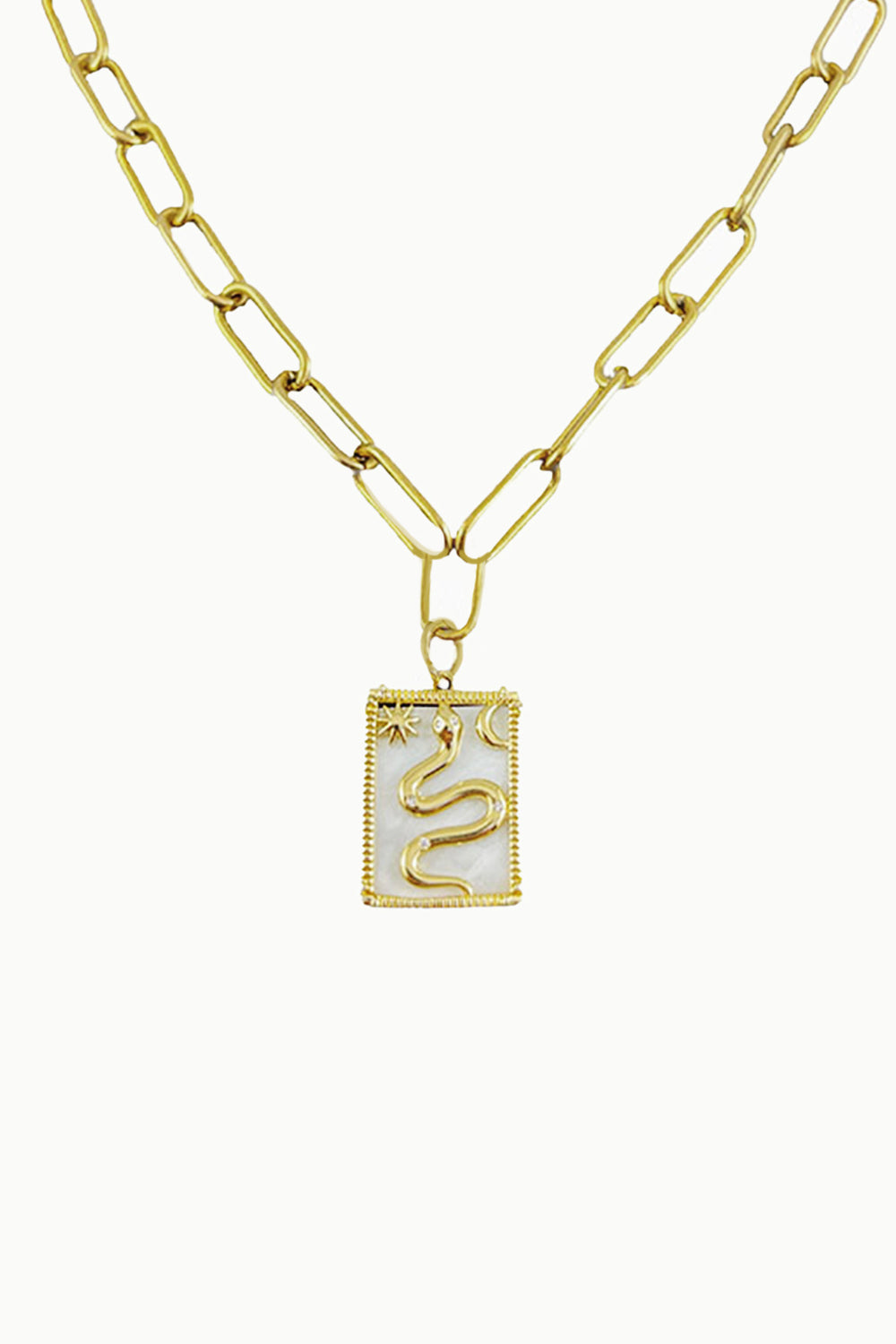 Inner Guidance Snake Amulet Necklace
