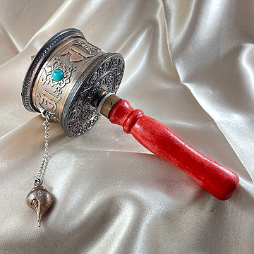 Sivalya Karma Om Mani Padme Mantra Tibetan Prayer Wheel
