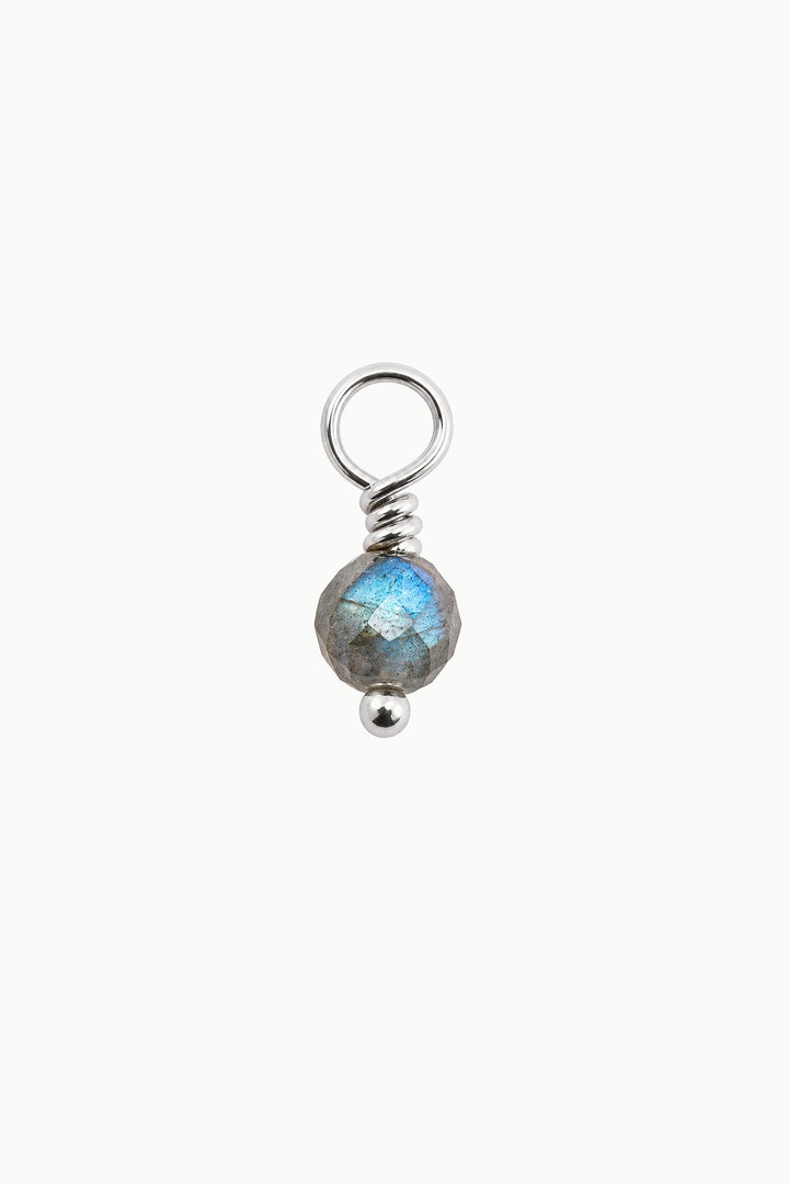 Labradorite Gemstone Drop Charm