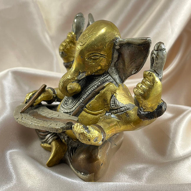 Sivalya Mighty Lord Ganesha Brass and Copper Statue