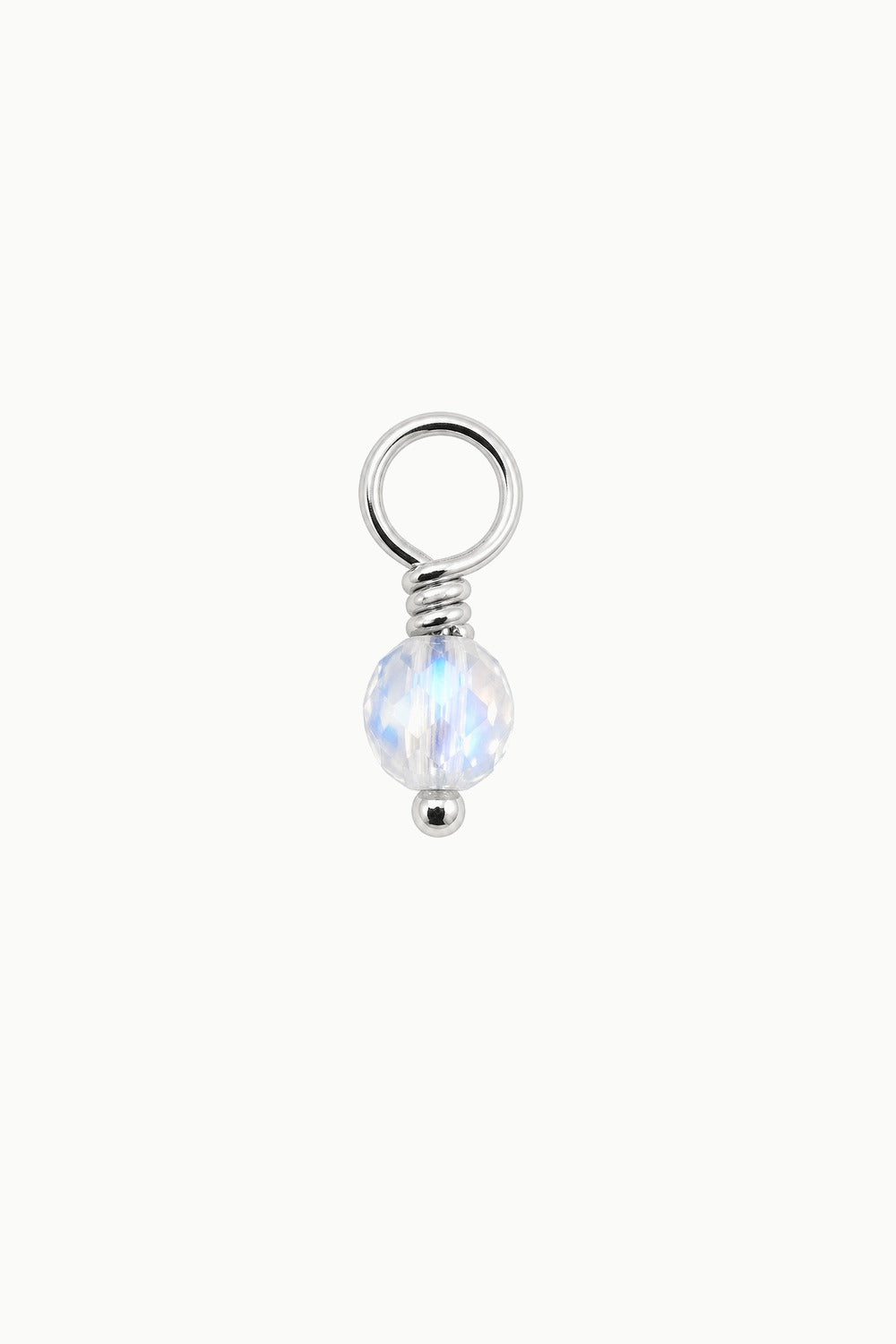 Moonstone Gemstone Drop Charm