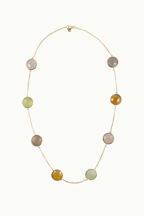 Gemstone Station Necklace